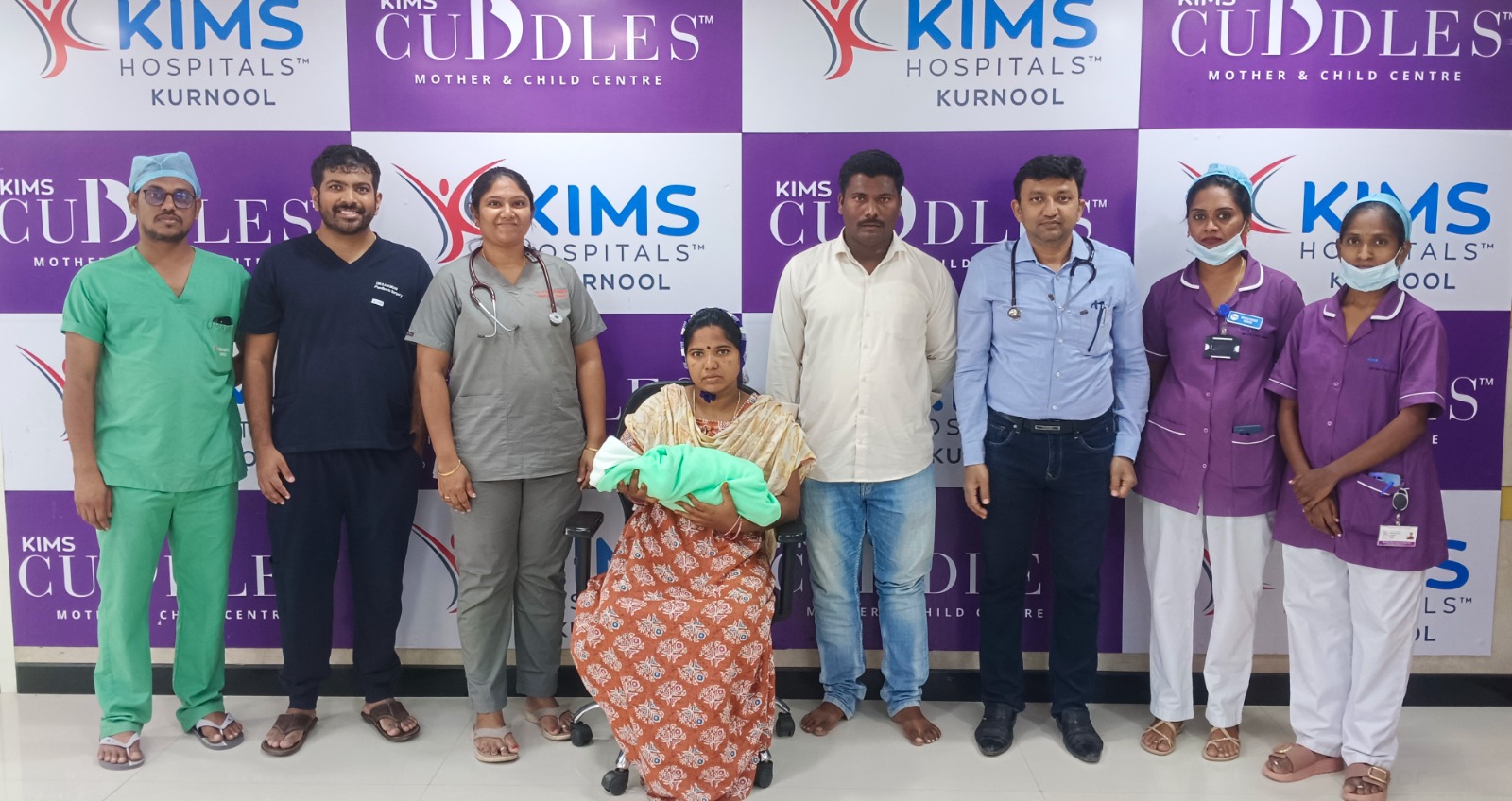 KIMS Cuddles Doctors Give New Lease of Life to Newborn
